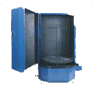 Spray wash cabinet