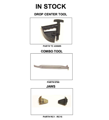 In Stock drop center tool combo tool jaws