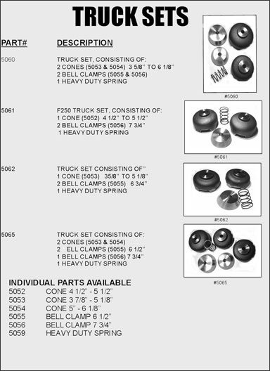 Truck sets adapter accessories